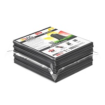 Мешки для мусора 160 л, серые, в пачке 10 шт., ПВД, 40 мкм, 900х1100 мм, i-Bag в Димитровграде