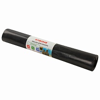 Мешки для мусора 240 л, черные, в рулоне 10 шт., ПВД 50 мкм, 1400х900 мм, LAIMA, 605337 в Димитровграде