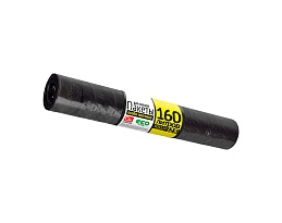 Мешки для мусора 160 л, черные, в рулоне 25 шт., ПВД, 40 мкм, 1100х800 мм, GRIFON, 101-030 в Димитровграде