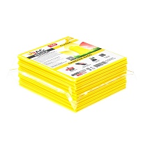 Мешки для мусора 160 л, желтые, в пачке 10 шт., ПВД, 40 мкм, 900х1100 мм, i-Bag в Димитровграде
