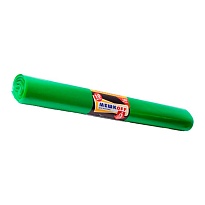 Мешки для мусора 180 л, зеленые, в рулоне 10 шт., ПВД, 50 мкм, 1100х900 мм, МЕШКОFF, 4458 в Димитровграде